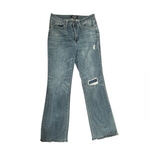 Judy Blue Light Blue Distressed Bootcut Jeans